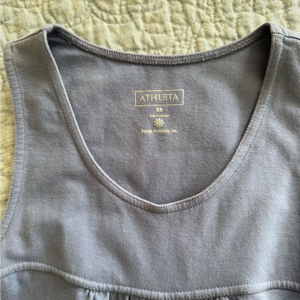 Athleta Blue Racerback Tank - Picture 5 of 5